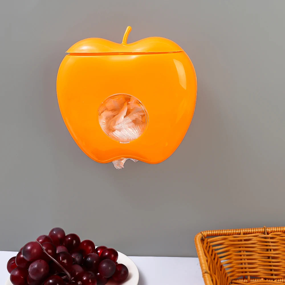 Wall Mounted Fresh Keeping Bag Storage Box Disposable Food Cover Storage Container Kitchen Organizer For Plastic Elastic Bag