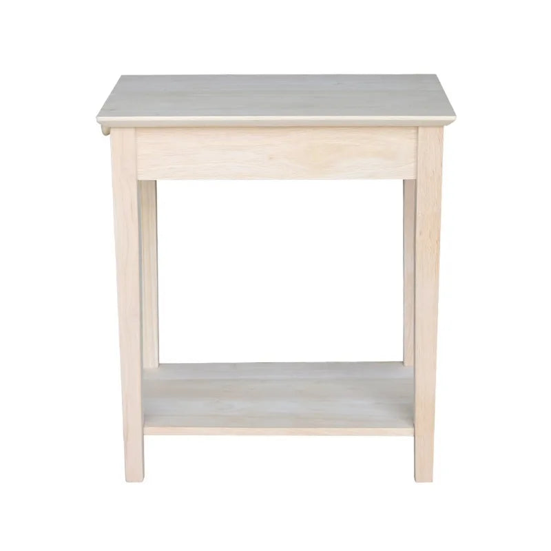 International Concepts Narrow End Table 14"D X 22"W X 25"H Small Table Bed Side Table Furniture Living Room