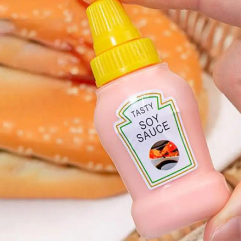 Mini Tomato Ketchup Bottle Portable Small Bento Honey Bottle Sauce Salad Squeeze Bottle Storage In Lunch Box Kitchen Gadgets