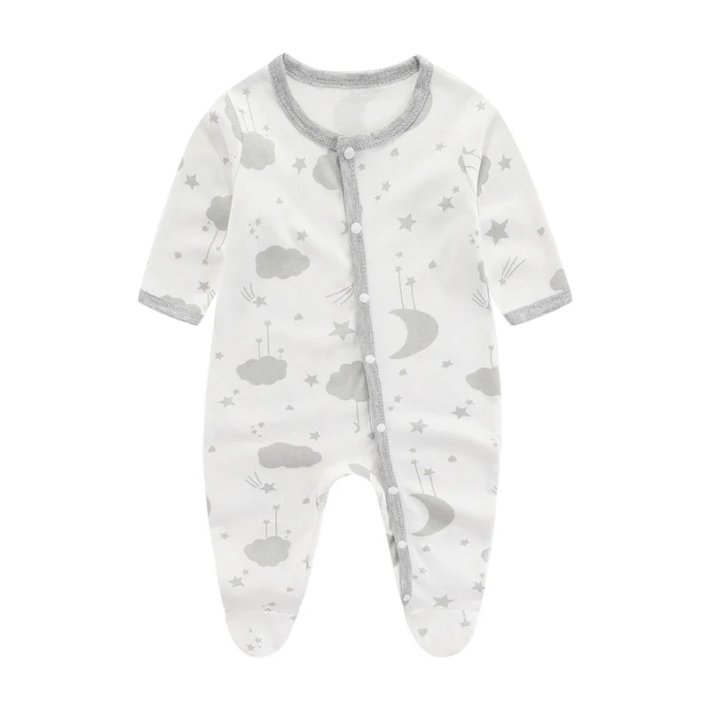 Newborn Girl Romper 2023 New Autumn and Winter CottonInfant Clothes Soft Baby Onepiece Cartoon Baby Boy Clothes 0 to 9 Months