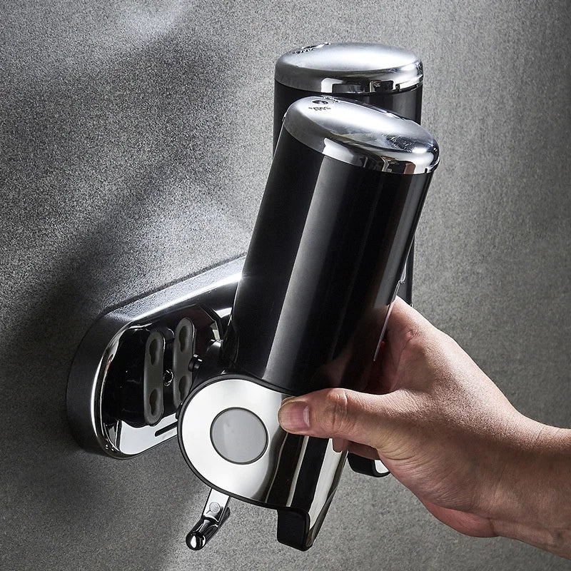 Wall Mount Bathroom Shower Shampoo Soap Device Bottle Dispenser Box Hand Sanitizer Shower Liquid Dispenser Bathroom Accessories