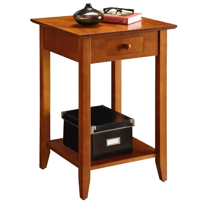 Convenience Concepts American Heritage End Table, Multiple Finishes Coffee Table Center Table Living Room