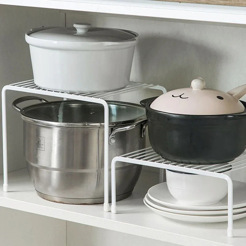 Iron Kitchen Storage Rack Closet Shelf Dish Drying Rack Spice Jars Holder Seasoning Bottles Shelves Spice Rack Kitchen Organizer