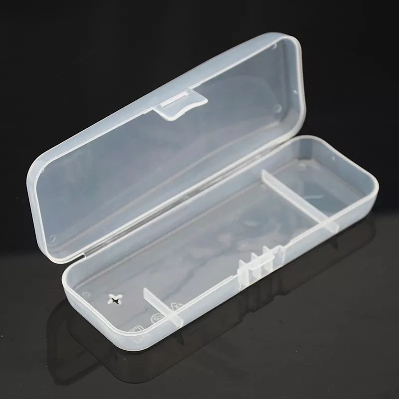 Universal Travel Men's Razor Case Shaving Machine Container Holder Shaver Box Transparent Plastic Razor Blades Storage Box 2019