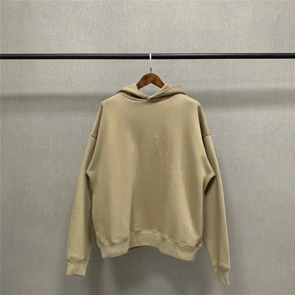 Oversize Kanye West Season 6 Hoodie Solid Men Women 1:1 High Quality Inside Velvet Tag Label Pullovers Sweatshirts