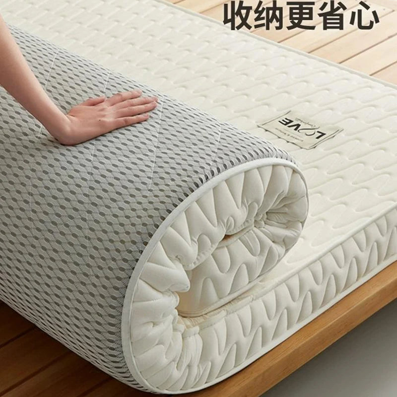 Coconut latex mattress cushion for home bedroom thickened bed mattress for student dormitory single room tatami hard mat