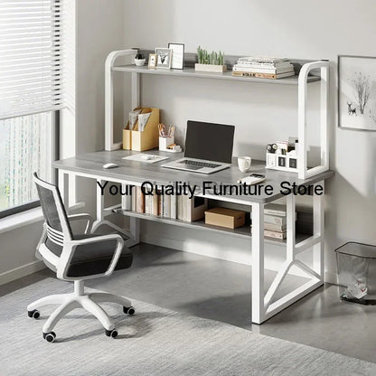 Nordic Wooden Desktop Computer Desks Bedroom Internet Cafe Gaming Desk Shelf Modern Simple Office Furniture Home Reading Desk