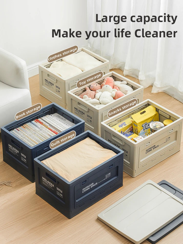 Storage box household foldable clothes quilt storage box sundry toys living room storage box storage basket