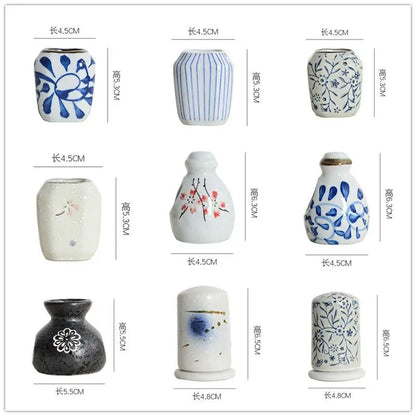 Japanese Restaurant Ceramic Toothpick Barrel, Light Luxury Toothpick Box, Ins Wind Toothpick Jar, Toothpick Bucket, Living Room