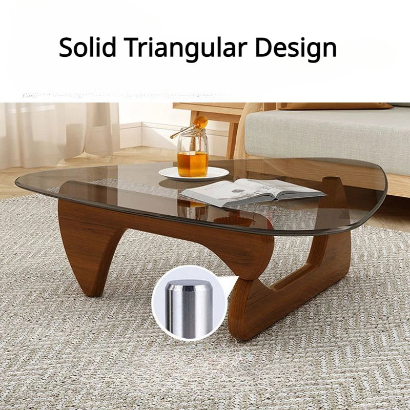 Transparent Tempered Glass Coffee Table Modern Coffee Tables For Small Apartment Living Room Center Table Wood Center Table