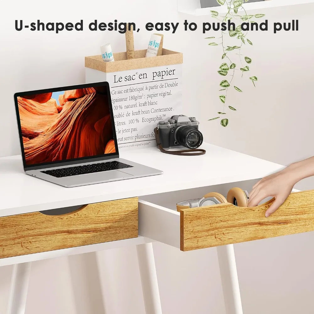 Corner Computer Desk Dressing Table Dresser Simplest Gaming Desk Writing Workstation Home Office Small Spacefreight Free Bedroom