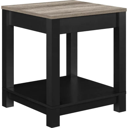 Better Homes & Gardens Langley Bay End Table, Black Wood Table  Coffee Table  Tea Table  Side Table  Center Table Living Room