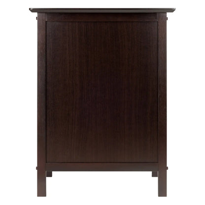 Winsome Xylia 1 Drawer Transitional Solid Wood Storage End Table in Coffee  bedroom furniture