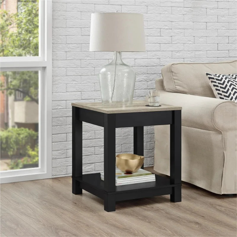 Better Homes & Gardens Langley Bay End Table, Black Wood Table  Coffee Table  Tea Table  Side Table  Center Table Living Room