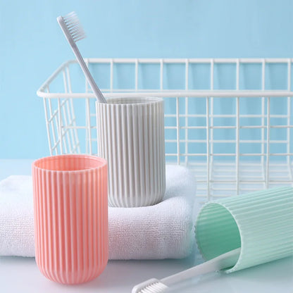 Portable Toothbrush Storage Case Toothpaste Holder Box Organizer Household Storage Cup for Outdoor Travel Bathroom Accessories