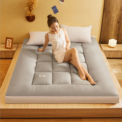 Soft Comfortable Fold Single Double Tatami Mattress Adults Bedroom Thick 10cm Topper Tatami Mattress Twin Queen King Size Mats