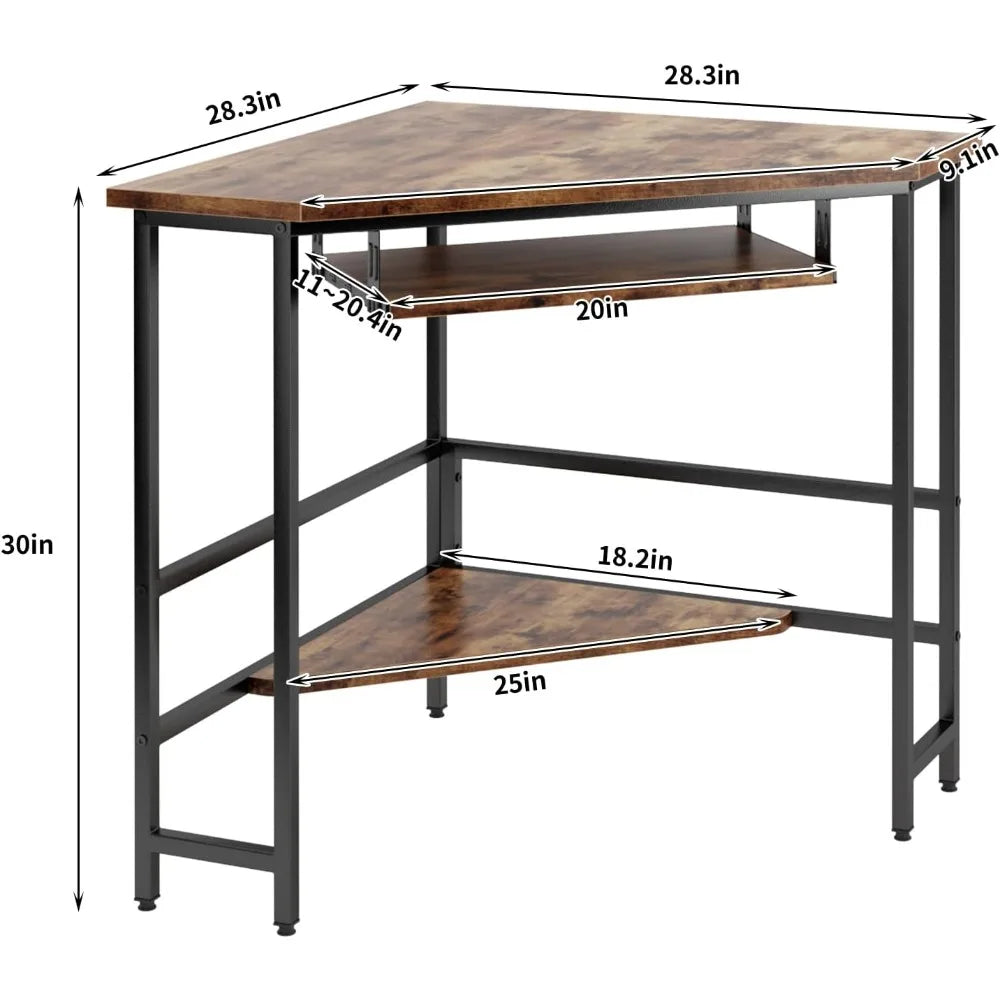 Corner Computer Desk Dressing Table Dresser Writing Workstation Simplest Gaming Desk Home Office Small Spacefreight Free Bedroom