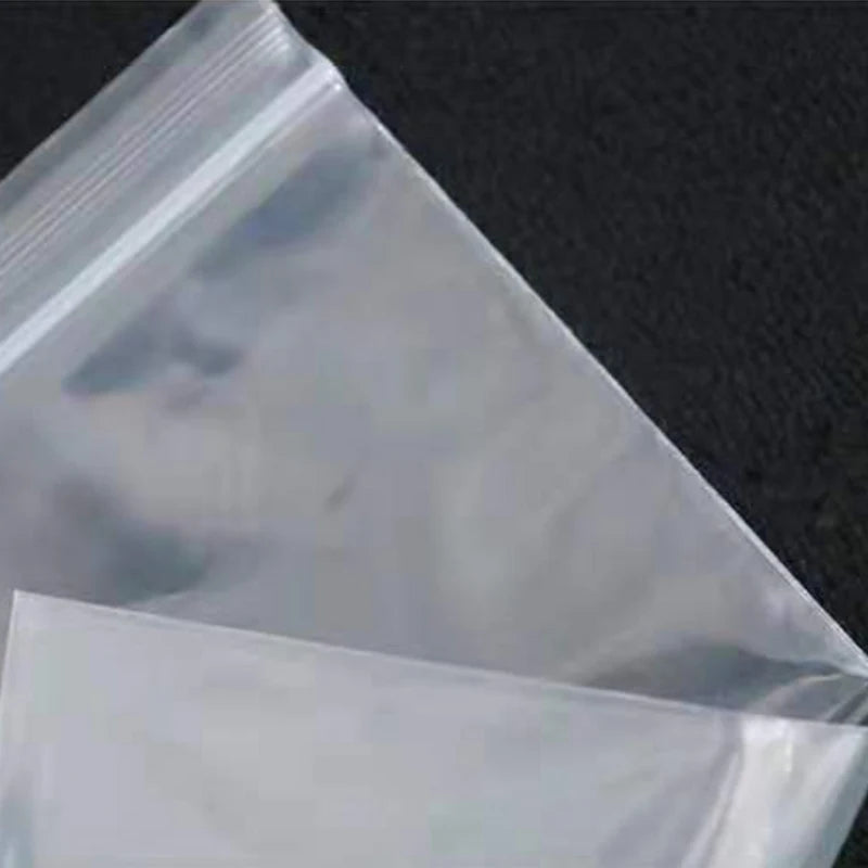 100/300/500PCS Thickened Transparent Storage Bag Small Plastic Bags Kitchen Storage Sealed Bag Packaging Food Jewelry Organizer