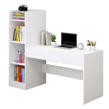 Computer Desk Bedroom with Bookcase Home Simple Renting One-in-one Bookcase Combination Bedroom Student Desk Desktop Furniture