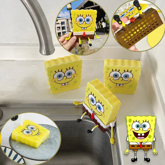 Kitchen Storage Cartoon Spongebobs Sponge Holder Sink Drain Rack Basket Household Supply Accessories Cocina Gadgets Cozinha