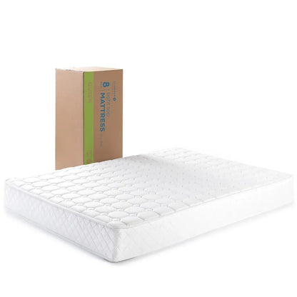 Zinus 8" Quilted Hybrid of Comfort Foam and Pocket Spring Mattress, Twin,Full,Queen,King