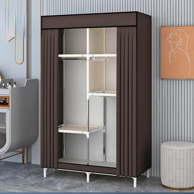 Plastic Folding Wardrobe Storage Furniture When The Quarter Wardrobe Non Woven Fold Portable Storage Cabinet Bedroom Wardrobe