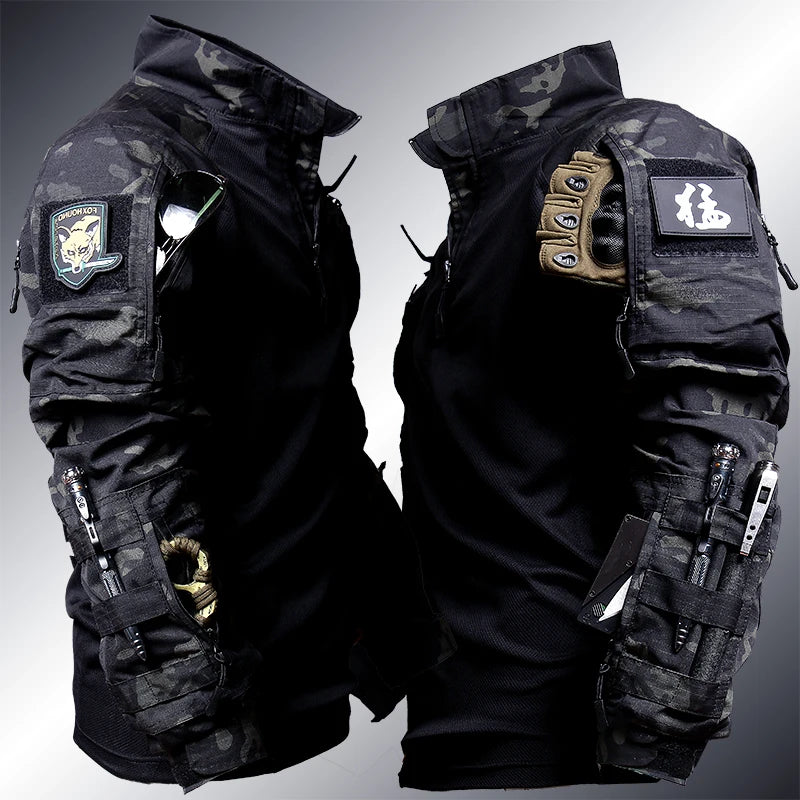 Men's Tactical Frog Suit Airsoft Outdoor Clothes Military Paintball SWAT Assault Shirts Special Forces Uniform Pants for Men