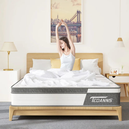 2023 New 10 and 12 Inch Memory Foam Mattress, Twin Size