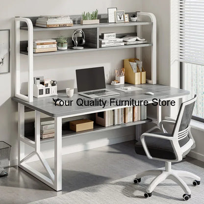 Nordic Wooden Desktop Computer Desks Bedroom Internet Cafe Gaming Desk Shelf Modern Simple Office Furniture Home Reading Desk