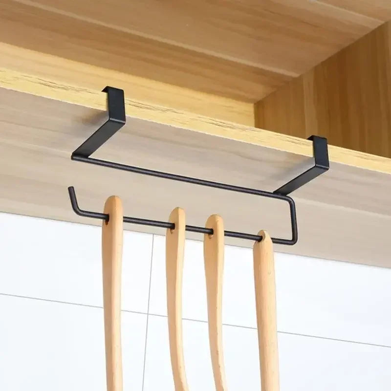 Multifunctional Kitchen Storage Tools White Black Toilet Shelf Paper Roll Rack Home Organizer Tissue Hanger 2024