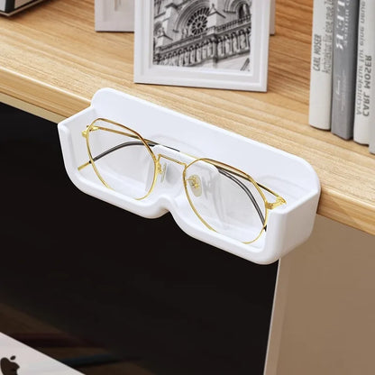 Self Adhesive Glasses Holder Wall Mount Fashion Sunglasses Show Rack For Bedroom Study Cloakroom Wardrobe Glasses Organizer Box