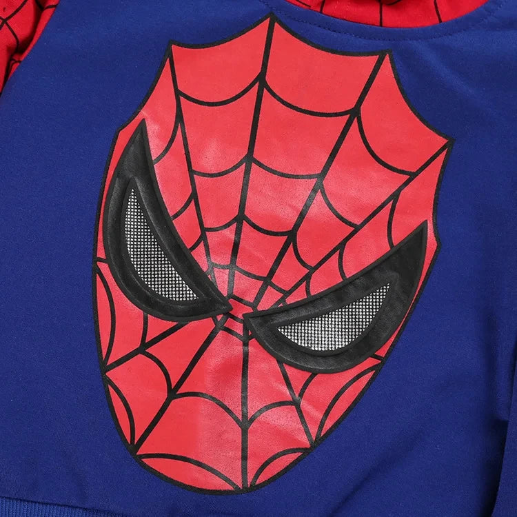 Children Spiderman Clothing Sets Baby Boys Hoodies Sweatshirt+Pants 2Pcs Tracksuits Clothes Children Festival Cosplay Costume