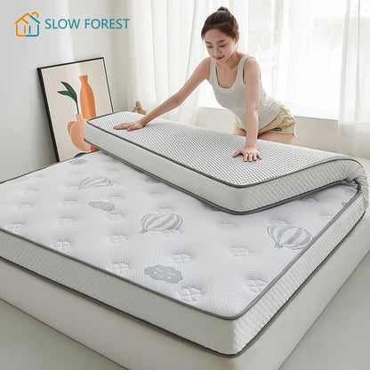 New Class A Knitted Embroidery Latex Mattress with Memory Foam and High Density Support for a Comfortable Sleep Tatami Mat