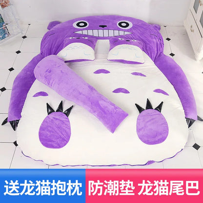 Lazy Mattress Single Cartoon Comfortable Mats Lovely Creative Small Bedroom Sofa Bed Chair Suitable For Both Children And Adult