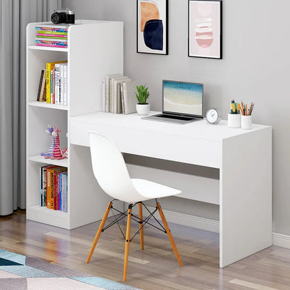 Computer Desk Bedroom with Bookcase Home Simple Renting One-in-one Bookcase Combination Bedroom Student Desk Desktop Furniture