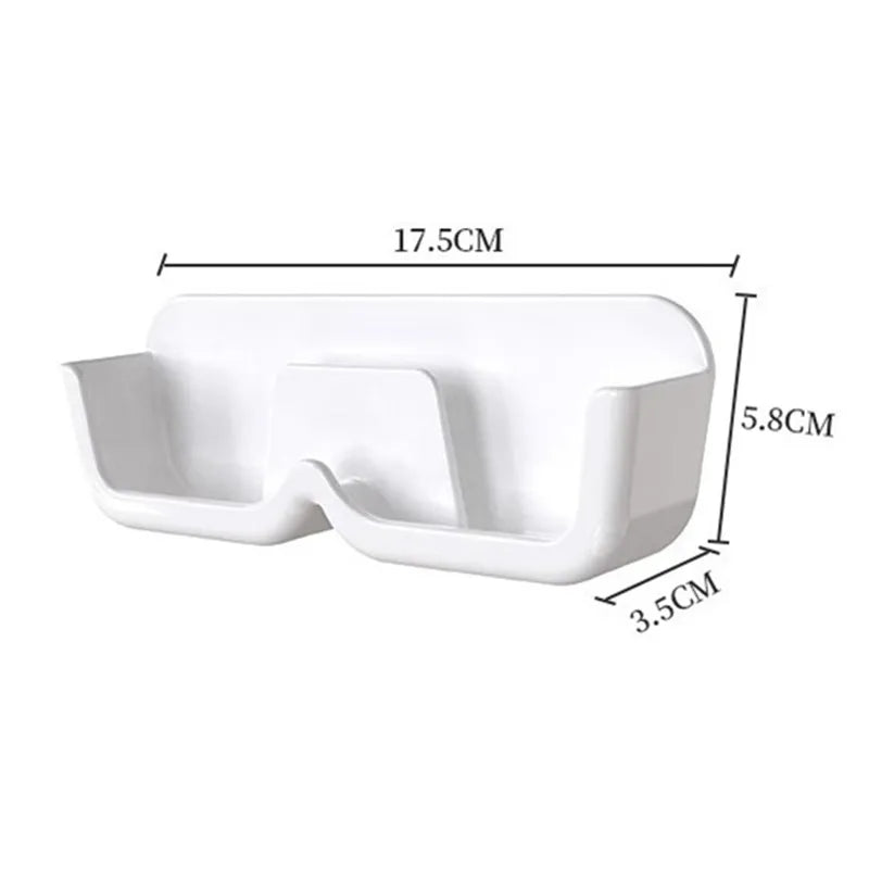 Self Adhesive Glasses Holder Wall Mount Fashion Sunglasses Show Rack For Bedroom Study Cloakroom Wardrobe Glasses Organizer Box