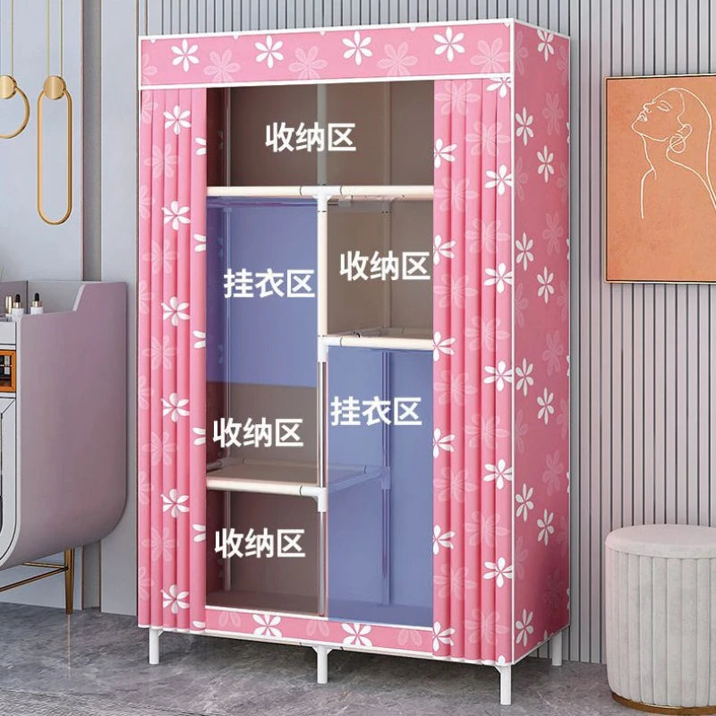 Plastic Folding Wardrobe Storage Furniture When The Quarter Wardrobe Non Woven Fold Portable Storage Cabinet Bedroom Wardrobe