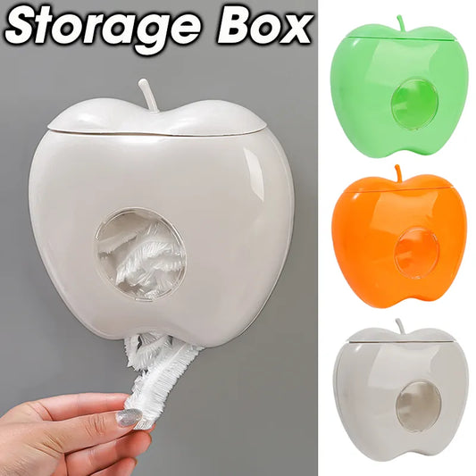 Wall Mounted Fresh Keeping Bag Storage Box Disposable Food Cover Storage Container Kitchen Organizer For Plastic Elastic Bag