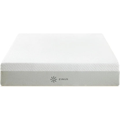 8 Inch Green Tea Luxe Memory Foam Mattress Pressure Relieving CertiPUR-US Certified Bed-in-a-Box Freight Free Mattresses Bedroom