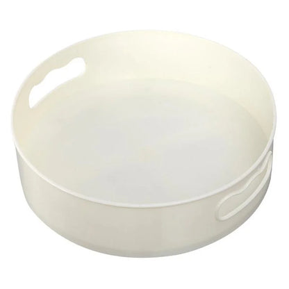 Multifunctional 360 Degree Rotating Tray Kitchen Bowl Spice and Seasoning Organizer Plastic Anti Slip Storage Box Bathroom Tray