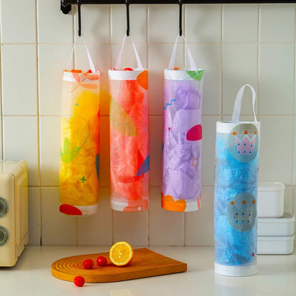 Kitchen Organizer Garbage Bag Storage Bag Kitchen Accessories Plastic Bag Hanging Garbage Collection Storage Bag