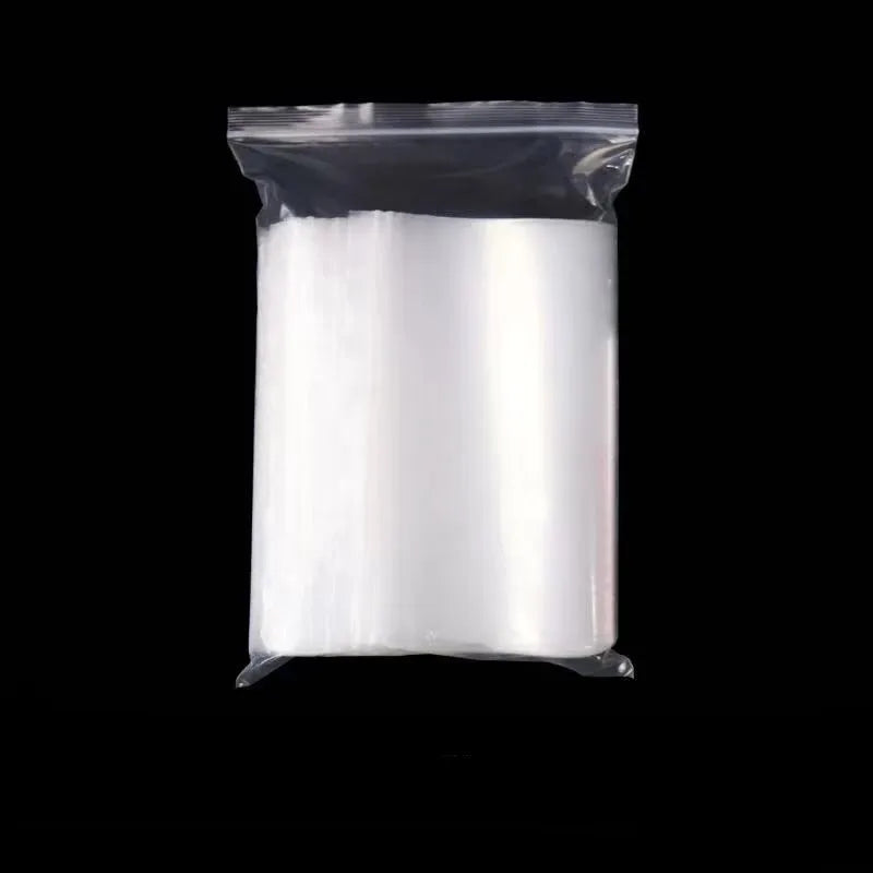 100/300/500PCS Thickened Transparent Storage Bag Small Plastic Bags Kitchen Storage Sealed Bag Packaging Food Jewelry Organizer