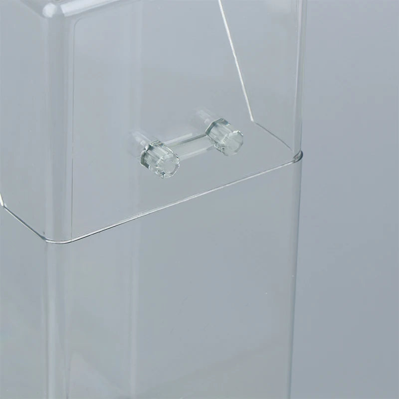 Transparent mask storage box Household living room storage box mask box Dispenser Case Organizer