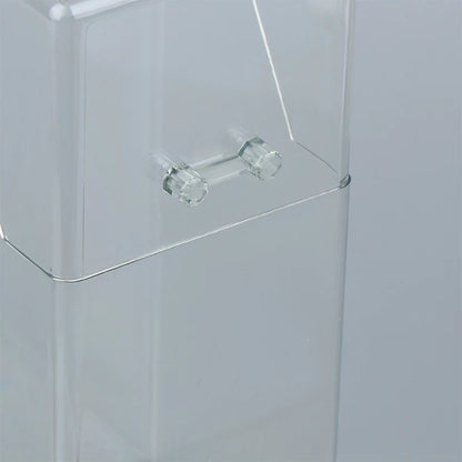 Transparent mask storage box Household living room storage box mask box Dispenser Case Organizer